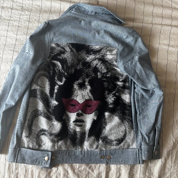 Oversized Hilary MacMillan Denim Jacket - Picture 1 of 6
